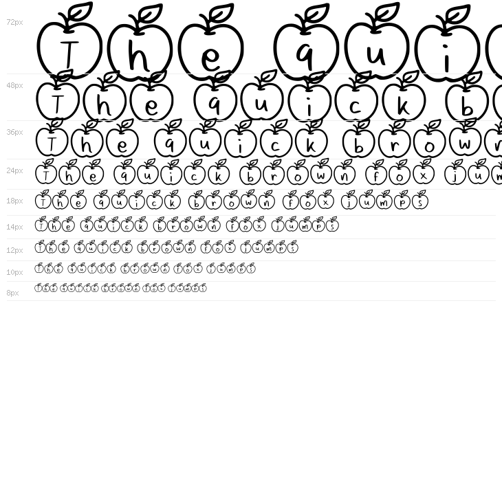 Apple Fruit Regular Waterfall