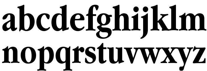 Apple Garamond Bold Font LOWERCASE
