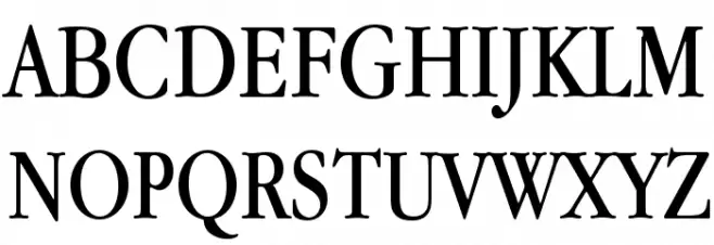 Apple Garamond Fuentes MAYÚSCULAS