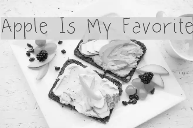 Apple Is My Favorite Font examples