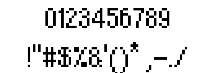 Apple Kid Regular Font OTHER CHARS