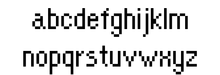 Apple Kid Regular Font LOWERCASE