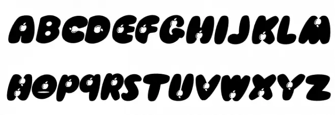 Apple Kids Italic Italic Fuentes MAYÚSCULAS