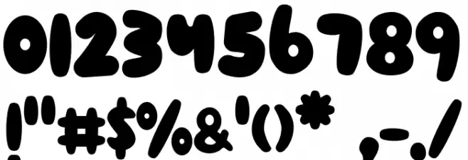 Apple Kids Font OTHER CHARS