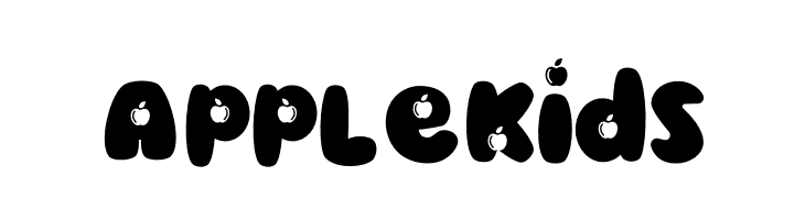 Apple Kids  Fuentes Gratis Descargar