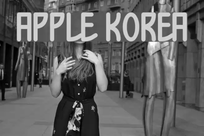 Apple Korea Font examples