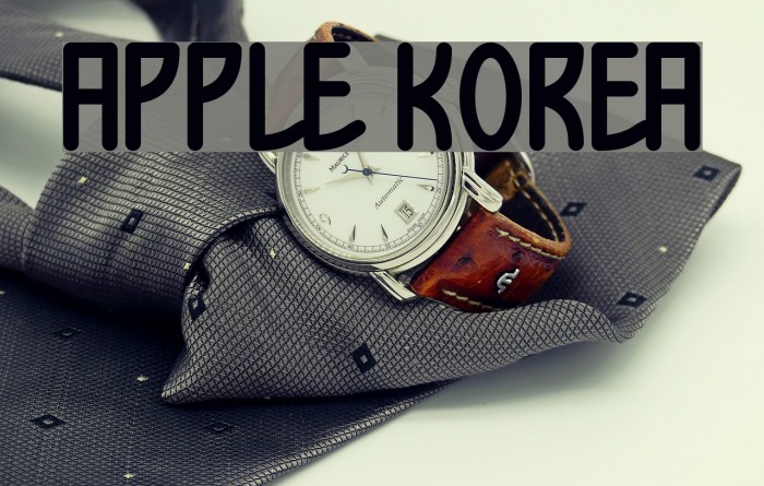 Apple Korea Example 3