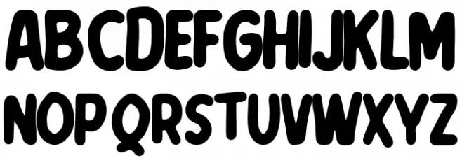 Apple Pie Font UPPERCASE