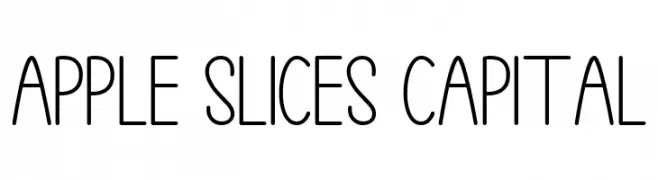 Apple Slices Capital  Free Fonts Download