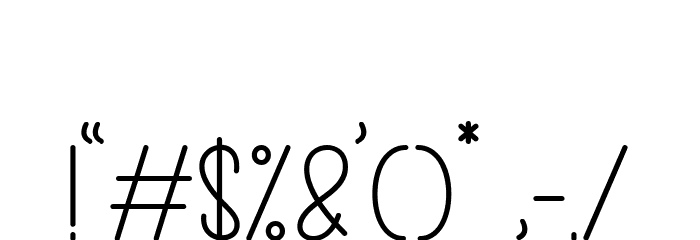 Apple Slices Capital Font OTHER CHARS
