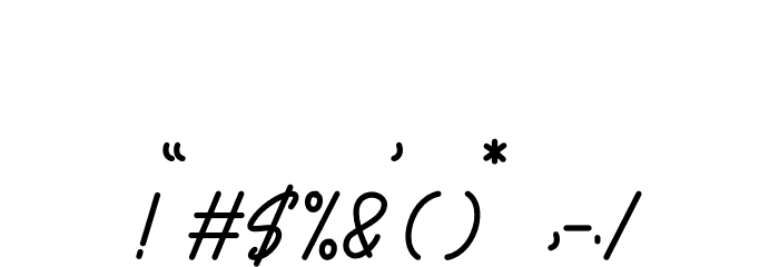 Apple Slices Font OTHER CHARS