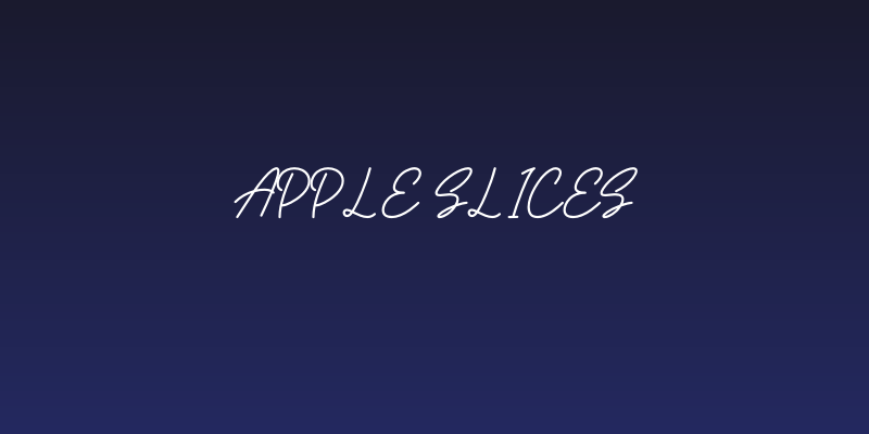 Apple Slices Social Header