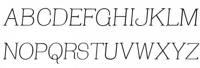 Apple Tree Italic Caratteri MAIUSCOLE