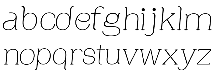 Apple Tree Italic Font LOWERCASE