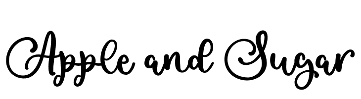 Apple and Sugar  Frei Schriftart Herunterladen