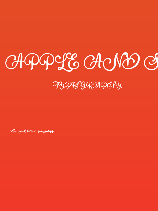 Apple and Sugar Poster