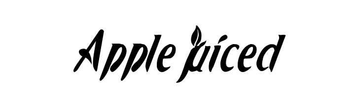 AppleJuiced Font