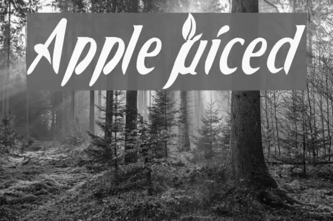AppleJuiced Fonte examples