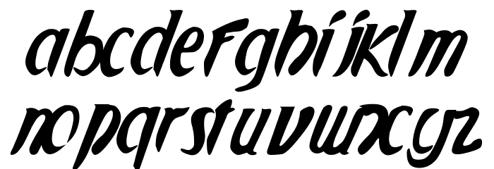 AppleJuiced Font LOWERCASE