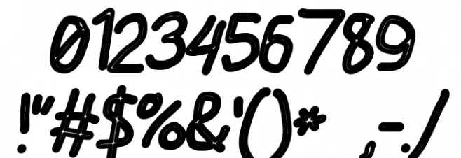 AppleStorm Chalkboard Italic Font OTHER CHARS