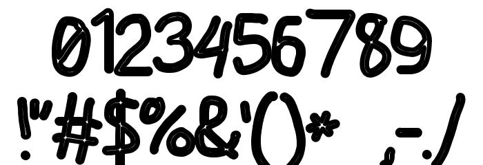 AppleStorm Chalkboard Font OTHER CHARS
