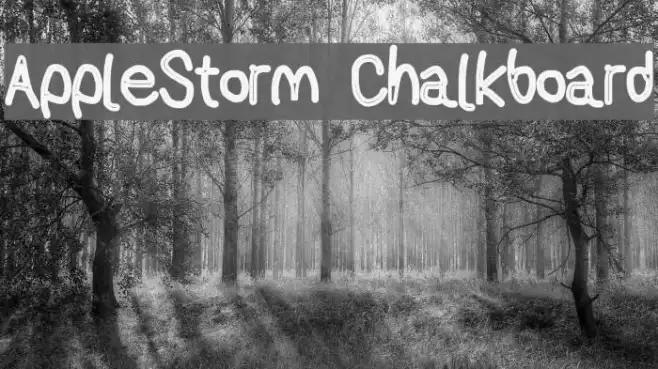 AppleStorm Chalkboard Example 1
