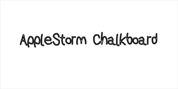 AppleStorm Chalkboard Logo