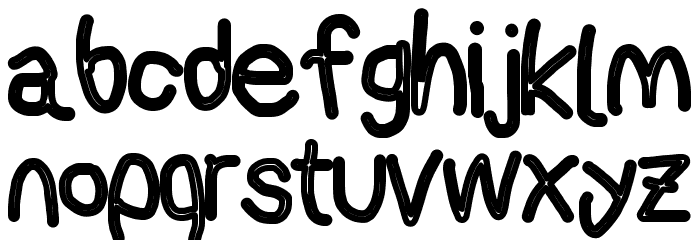 AppleStorm Chalkboard Font LOWERCASE