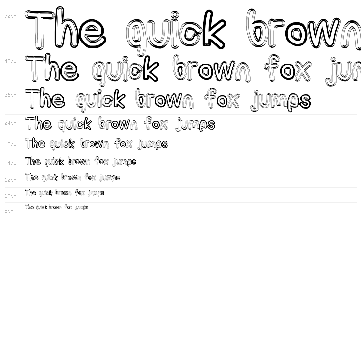 AppleStorm Extra Bold Blurry Fax Waterfall