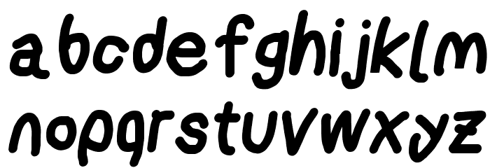AppleStorm Extra Bold Italic Font LOWERCASE