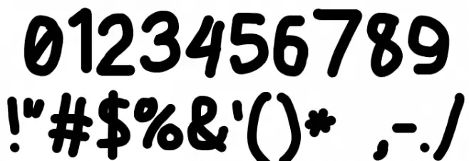 AppleStorm Extra Bold Font OTHER CHARS