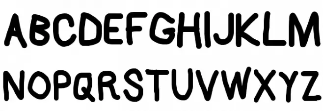 AppleStorm Extra Bold 字体 大写