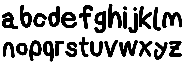 AppleStorm Extra Bold Font LOWERCASE