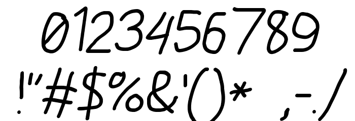 AppleStorm Regular Italic Font OTHER CHARS