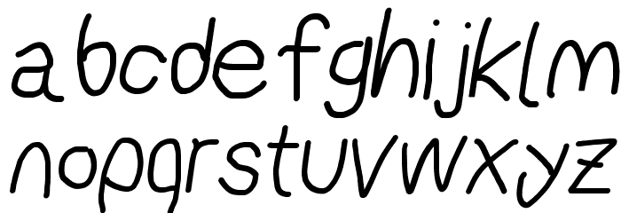AppleStorm Regular Italic Font LOWERCASE