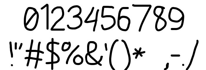 AppleStorm Regular Font OTHER CHARS