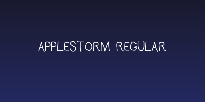 AppleStorm Regular Social Header