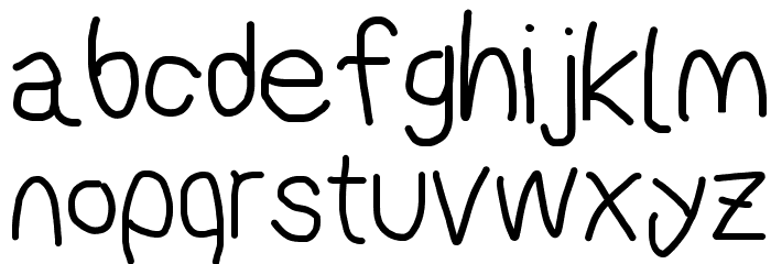 AppleStorm Regular Font LOWERCASE