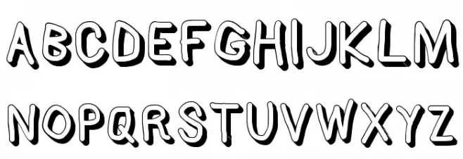 AppleStorm Shadow Extra Bold Polices MAJUSCULES