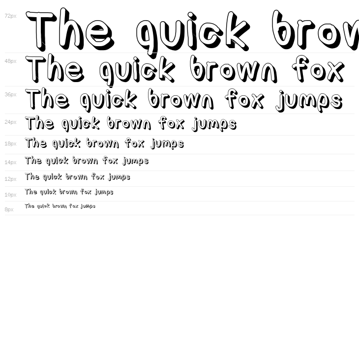 AppleStorm Shadow Extra Bold Waterfall