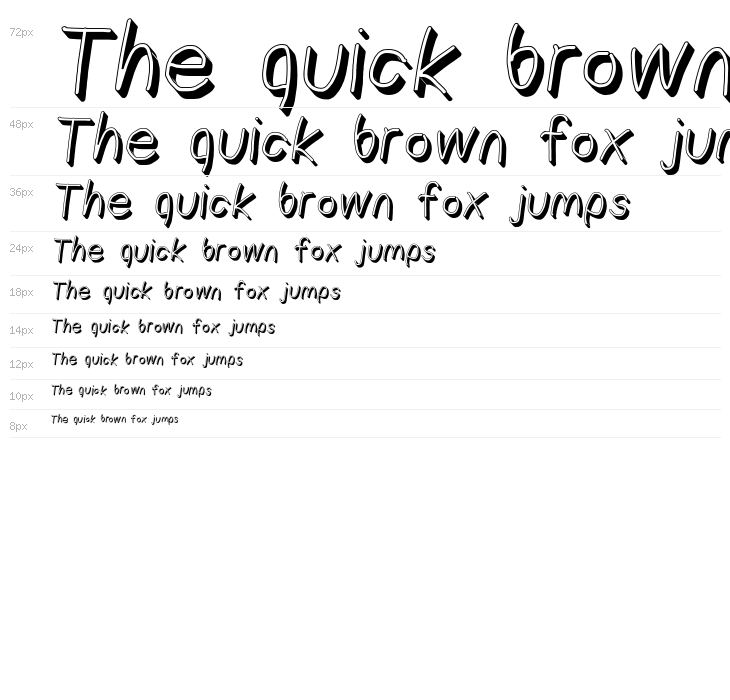 AppleStorm Shadow Regular Italic Waterfall