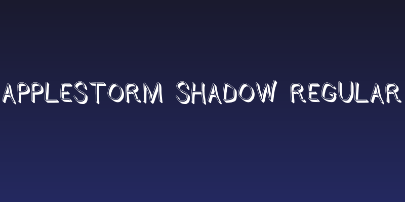 AppleStorm Shadow Regular Social Header