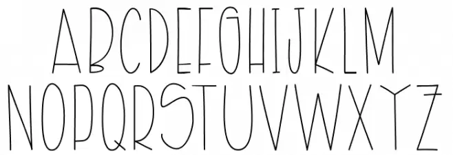 Apples & Pears Polices MAJUSCULES