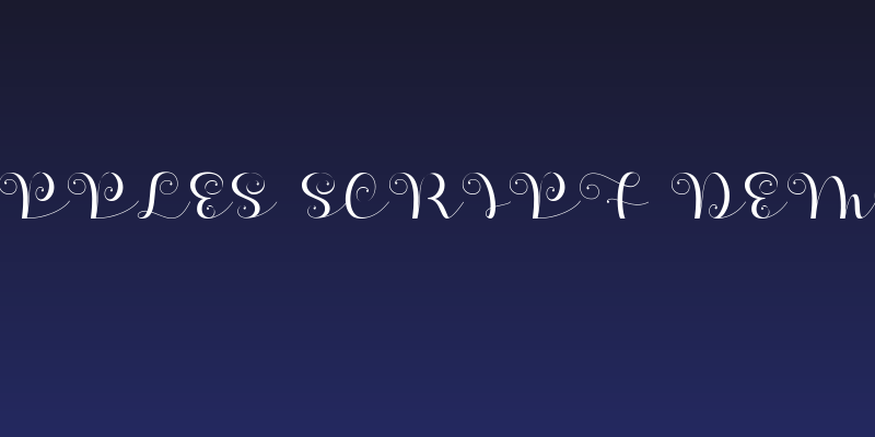 Apples Script Demo Social Header