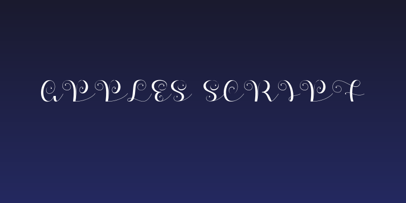 Apples Script Social Header