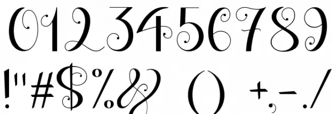 ApplesScript Font OTHER CHARS