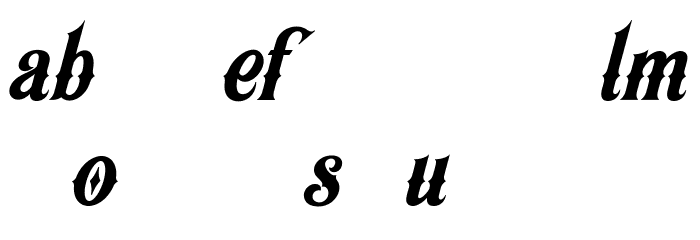 Appleton Font LOWERCASE