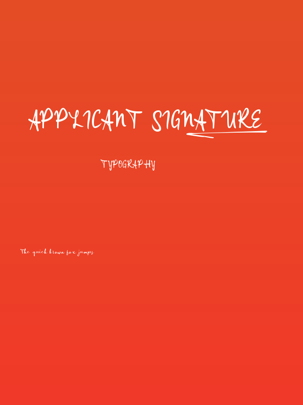 Applicant Signature_ Poster