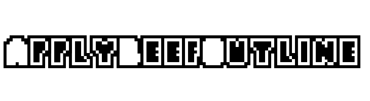 ApplyBeefOutline  Frei Schriftart Herunterladen