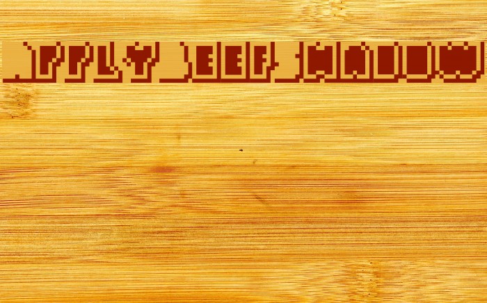ApplyBeefShadow Fonte examples
